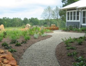 gravel walkway