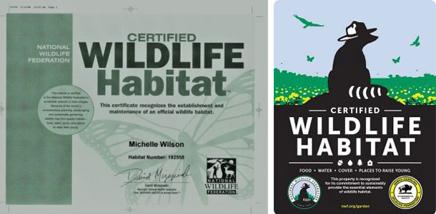 Wildlife Habitat Certificate